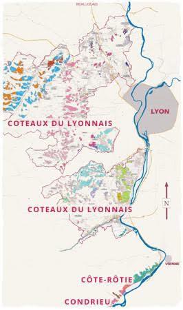 Les trésors cachés de l’AOC Coteaux du Lyonnais carte