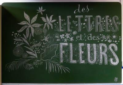 Des lettres et des fleurs..... avec Marine Porte de Sainte-Marie