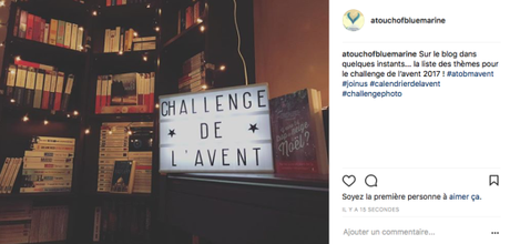 Challenge Photo – Calendrier de l’avent livresque #Edition2017