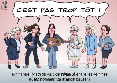 Macron garant de l'égalité entre les femmes et les hommes