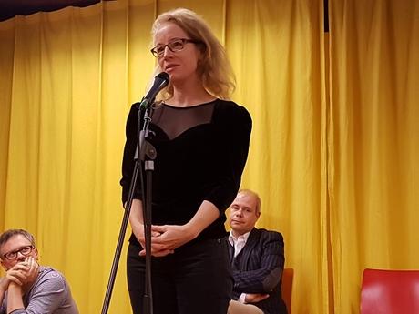 Remise du Prix des Écrivains Vaudois à Ferenc Rákóczy, à la Frat, à Lausanne Isabelle Falconnier