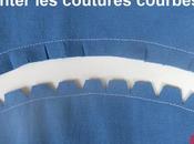 Astuce cranter coutures courbes