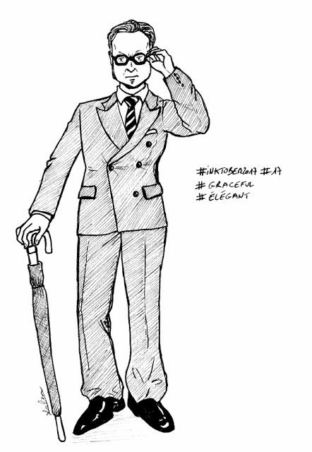 Inktober 2017 - Jour 17 - Élégant (Graceful)