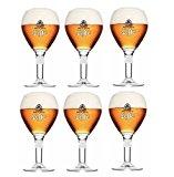 LEFFE - Lot de 6 verres de 25 cl Leffe