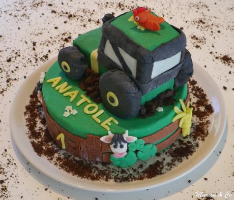 Gâteau Tracteur