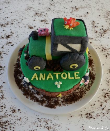 Gâteau Tracteur