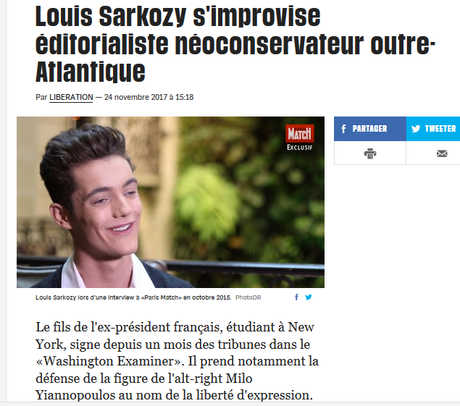 #Sarkozy junior, néo-con de père en fils (avec supplément nazi).