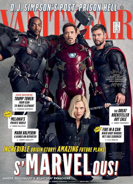 Avengers : Infinity War squatte la couverture du dernier numéro de Vanity Fair !