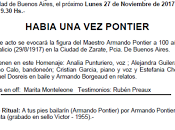 Hommage Armando Pontier soir Academia l'affiche]