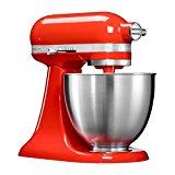Quel est le meilleur robot multifonction Kitchenaid et comment l’utiliser ? KitchenAid Mini – Robot de cuisine (Rouge, Acier inoxydable, 50/60 Hz)