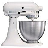 Quel est le meilleur robot multifonction Kitchenaid et comment l’utiliser ? Kitchenaid 5K45SSEWH Série 'Classic' Robot Mixeur Multifonctions Blanc