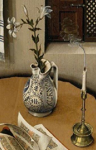 Merode central lys bougie