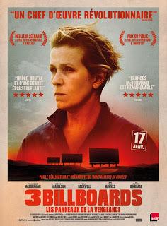 Affiche VF pour 3 Billboards : Les Panneaux de la Vengeance de Martin McDonagh Affiche VF pour 3 Billboards : Les Panneaux de la Vengeance de Martin McDonagh