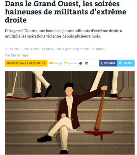 De la violence des gosses de riches #Gud #identitaires #antifa