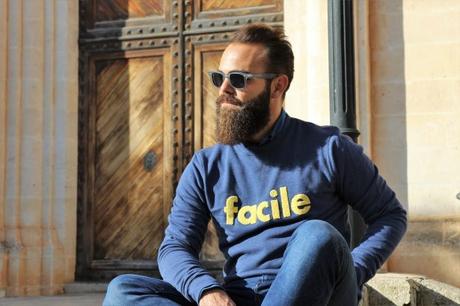 Look Les Garçons Faciles sweat + chemise