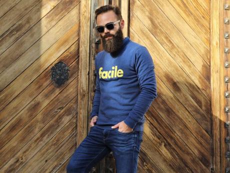 Look Les garçons faciles sweatshirt en molleton - @Lhommetendance.fr 