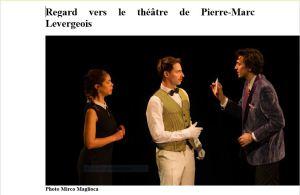« Regard vers le théâtre » de Pierre-Marc LEVERGEOIS