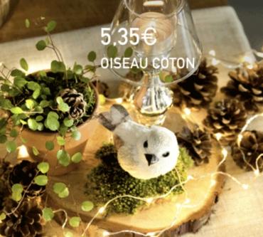   Oiseau décoratif en coton   
 Pour décorer la...