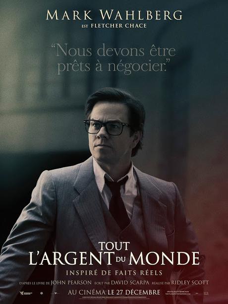 Affiches personnages VF pour All The Money in The World de Ridley Scott