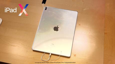 iPad X : un concept qui mélange l’iPad Pro et l’iPhone X, par Martin Hajek