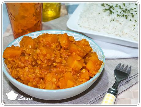 Dhal de courge butternut