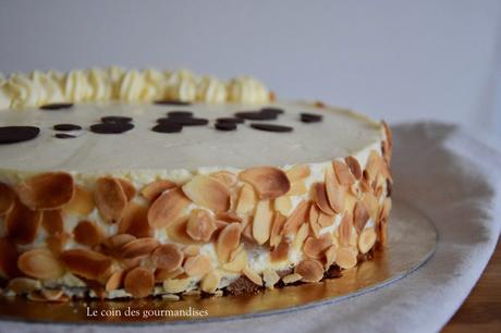 Entremet poires-chocolat