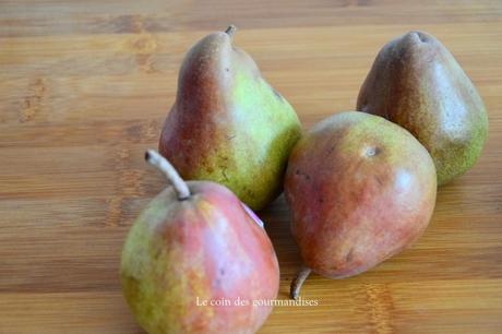 Entremet poires-chocolat