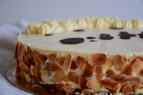 Entremet poires-chocolat