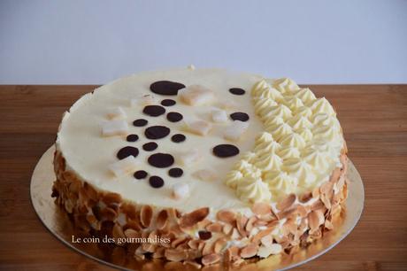 Entremet poires-chocolat