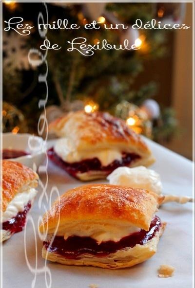 ~Feuilletés chocolat blanc et framboises~