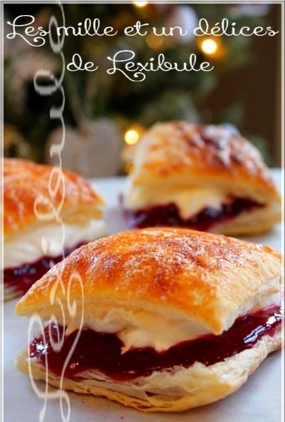 ~Feuilletés chocolat blanc et framboises~