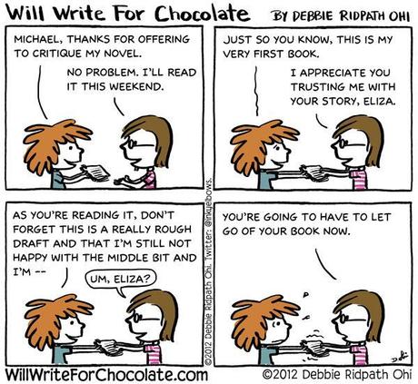 Faire lire son roman pour la 1ère fois…