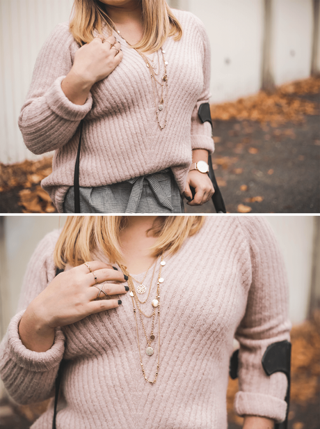 Mon petit pull rose d’automne…