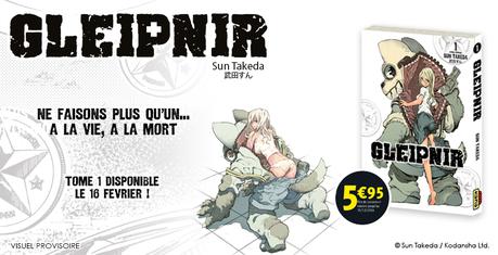 Le seinen manga Gleipnir annoncé chez Kana