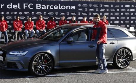 Quand Audi souhaite un joyeux noël aux joueurs du Real et du Barca