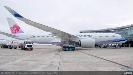 China Airlines réceptionne un A350 XWB utilisant un mélange de biocarburants China Airlines réceptionne un A350 XWB utilisant un mélange de biocarburants