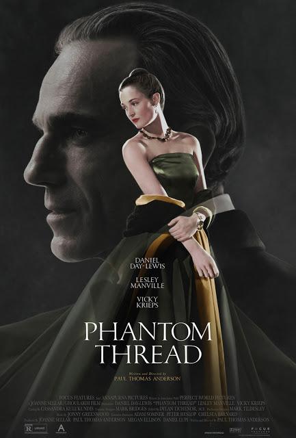 Nouvelle affiche UK pour Phantom Thread de Paul Thomas Anderson