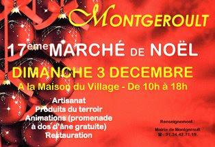 Marché de Noël de Montgeroult (95) dimanche 3 décembre 2017