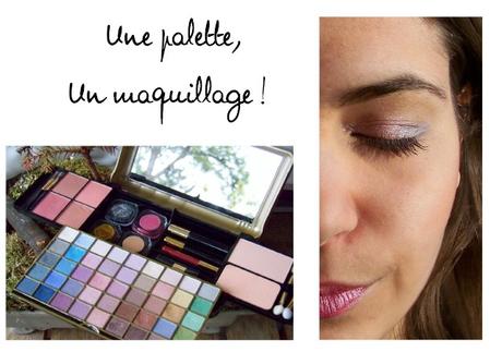 Défi MakeUp – Une palette, un maquillage ! Défi MakeUp – Une palette, un maquillage !