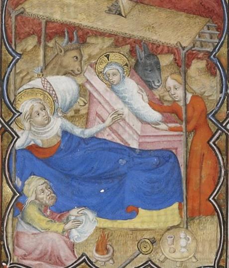 Nativite Petites heures de Jean de Berry 1375-90 f143r gallica