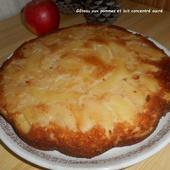 Gâteau aux pommes et lait concentré sucré - Mes recettes et photos de gâteaux