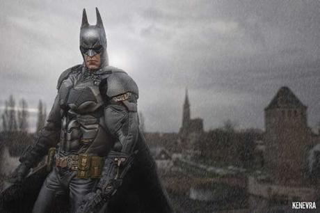 Les héros de Batman intégrés au décor de Strasbourg