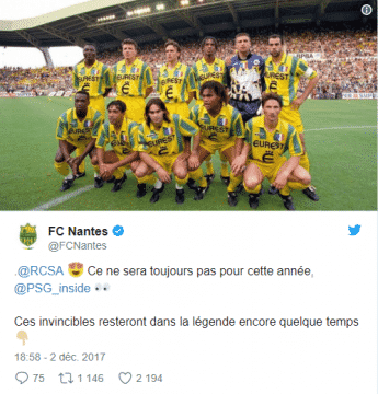 Un club de Ligue 1 chambre le PSG après sa défaite face à Strasbourg ! (PHOTO)