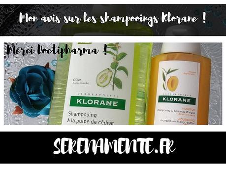 Mon avis sur les shampooings Klorane ! Merci Doctipharma ! Mon avis sur les shampooings Klorane ! Merci Doctipharma !