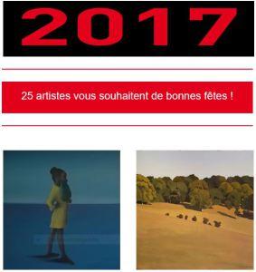 Galerie Arnaud BARD  25 Artistes pour les fêtes du Mercredi 6 Décembre au 7 Janvier 2018