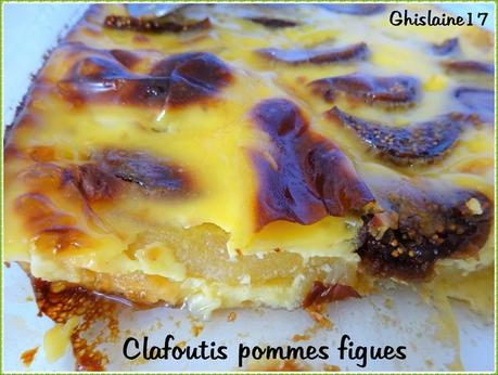 Clafoutis pommes figues