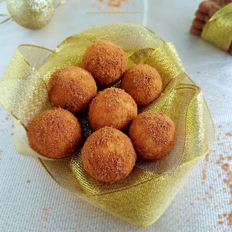 Truffes au chocolat blanc, coco et spéculoos