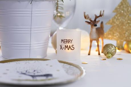 Une table de Noël en Or Une table de Noël en Or