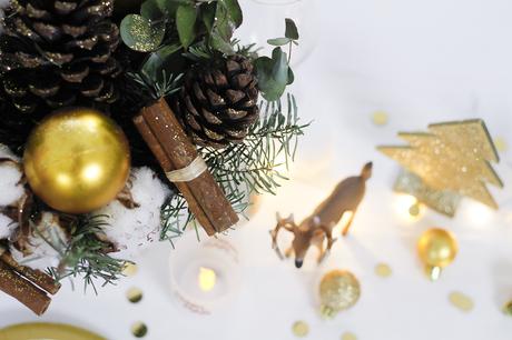 Une table de Noël en Or Une table de Noël en Or