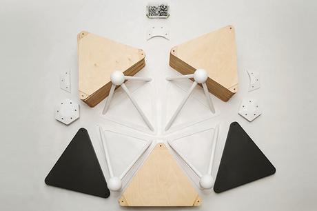 Mzpa signe le fauteuil géométrique The Planet Mzpa signe le fauteuil géométrique The Planet